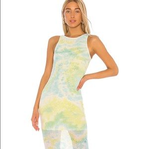 Lovers and Friends HARRIET MIDI DRESS in Tie Dye